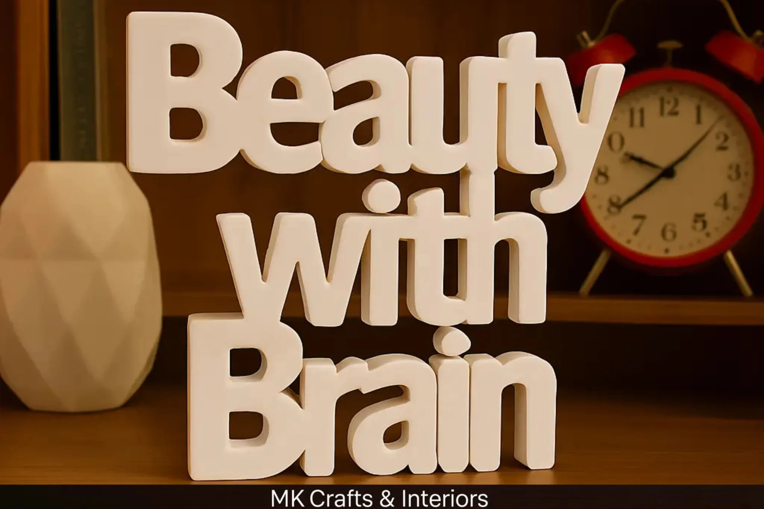 Beauty With Brain – peace Decorative Desk Sculpture